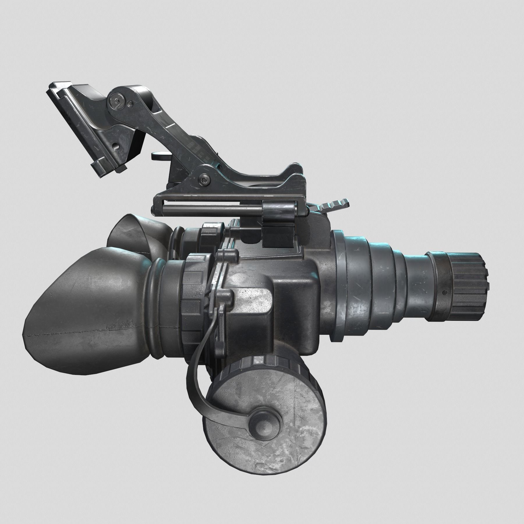 ATN PVS7-3 Gen 3 Night Vision Low-poly 3D model_5