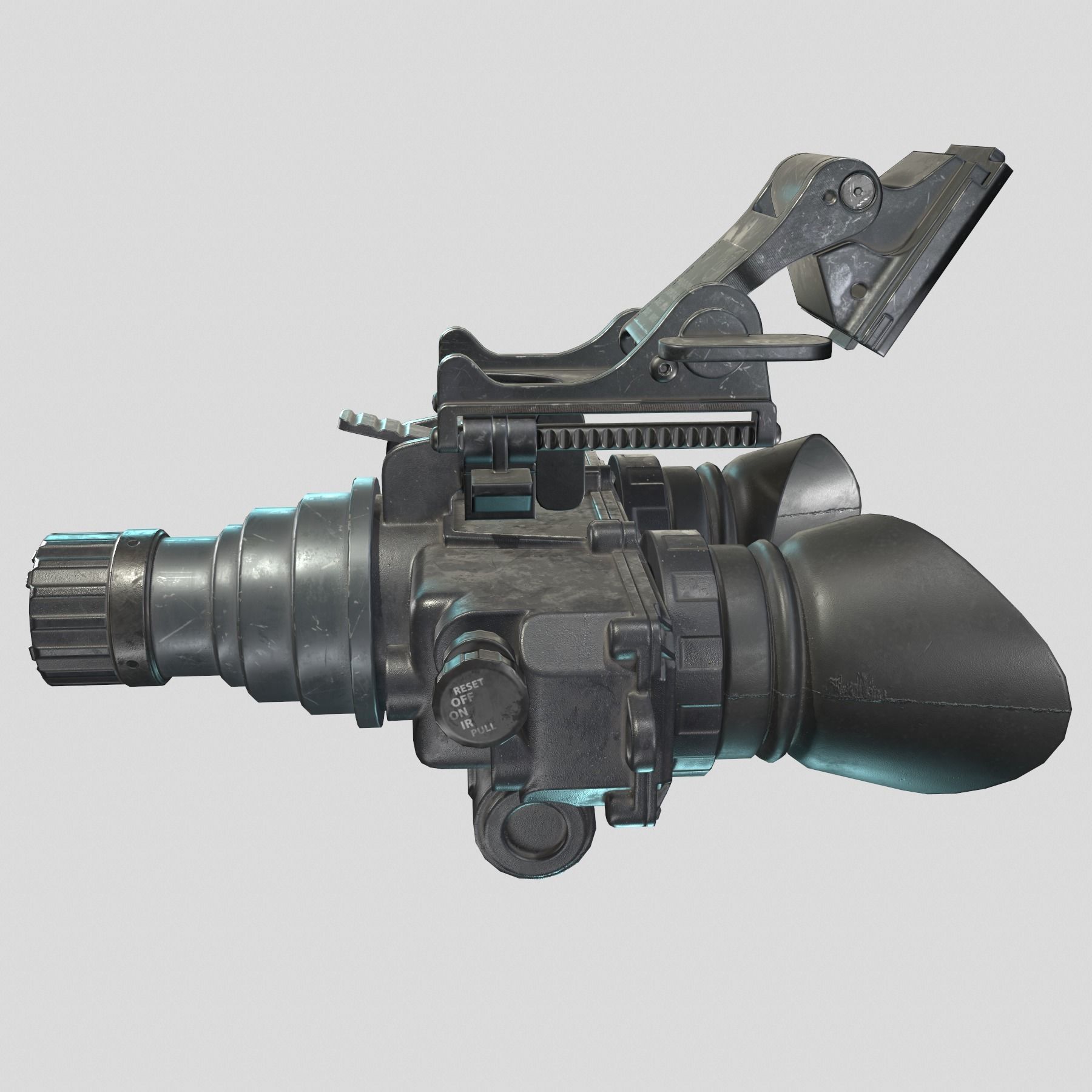 ATN PVS7-3 Gen 3 Night Vision Low-poly 3D model_9
