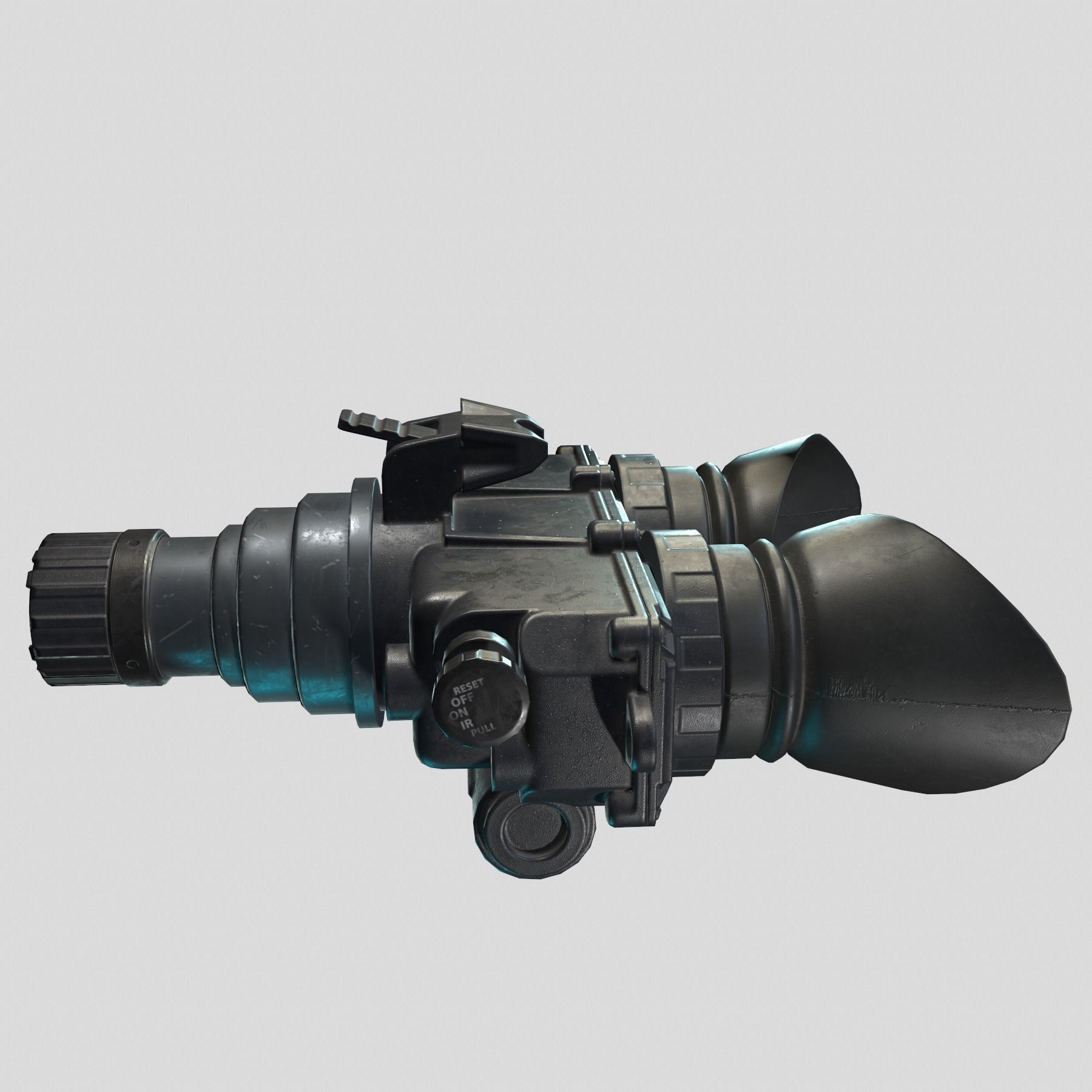 ATN PVS7-3 Gen 3 Night Vision Low-poly 3D model_10