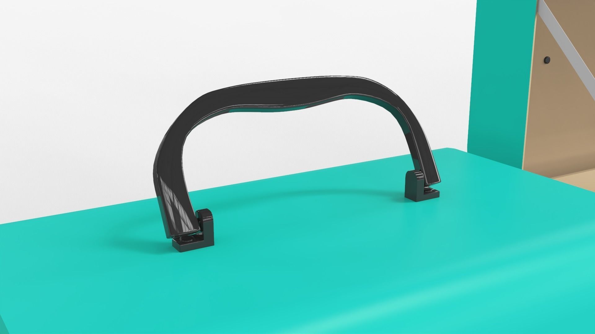 Children Cardboard Chest Suitcase 3D model_9