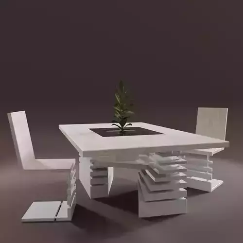 Modern furniture  Air design  Wood