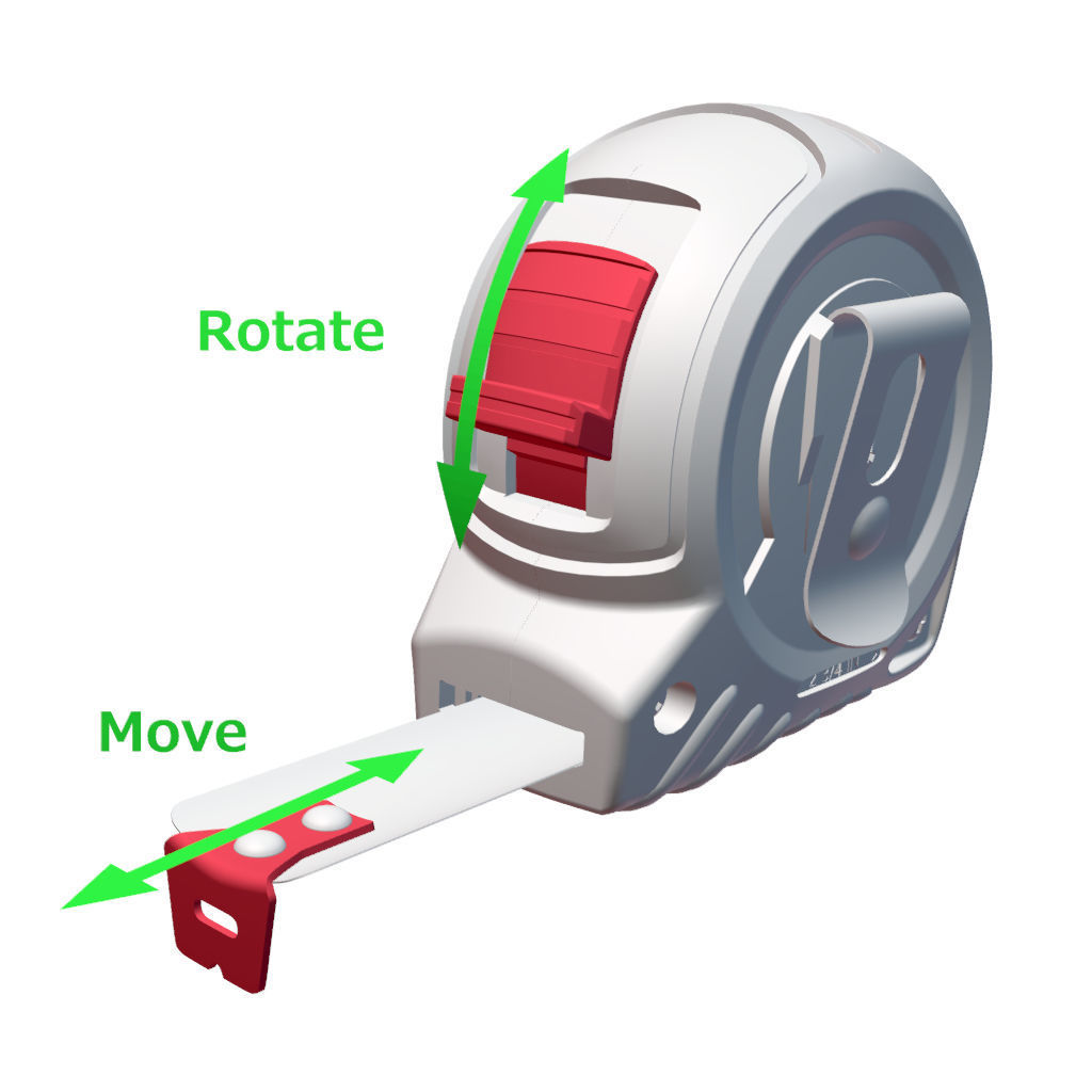 Stanley tape measure 3D model_8