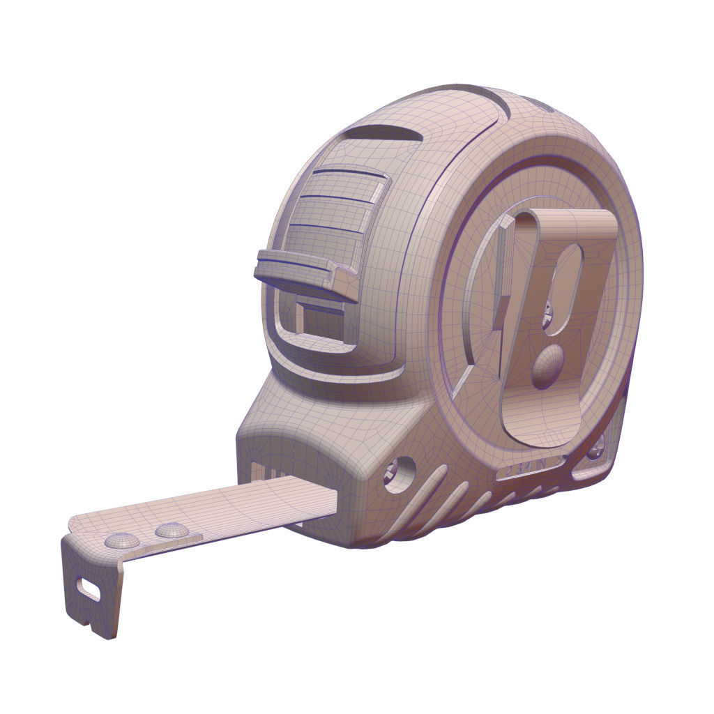 Stanley tape measure 3D model_9