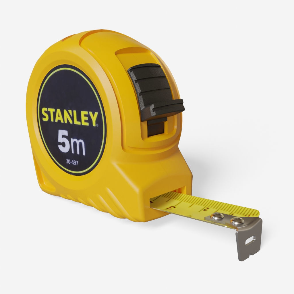 Stanley tape measure 3D model_1
