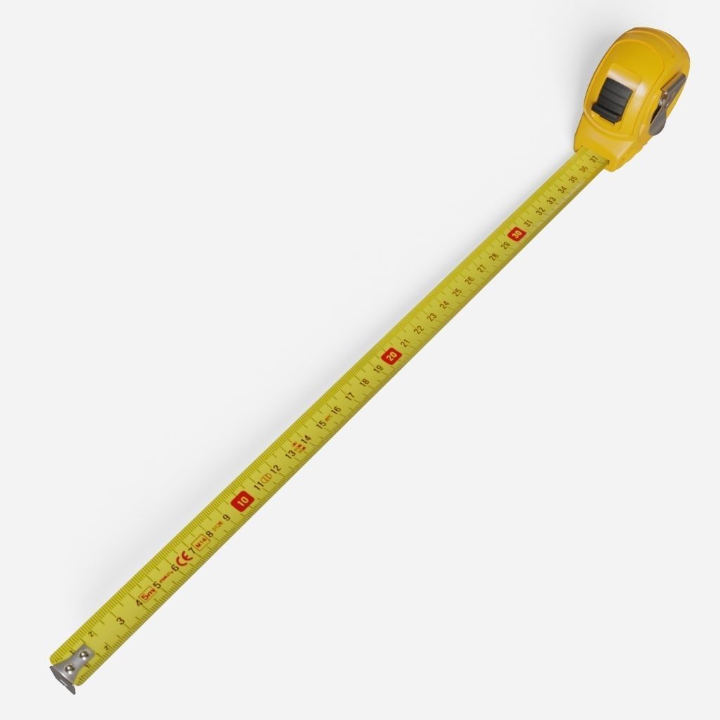Stanley tape measure 3D model_7