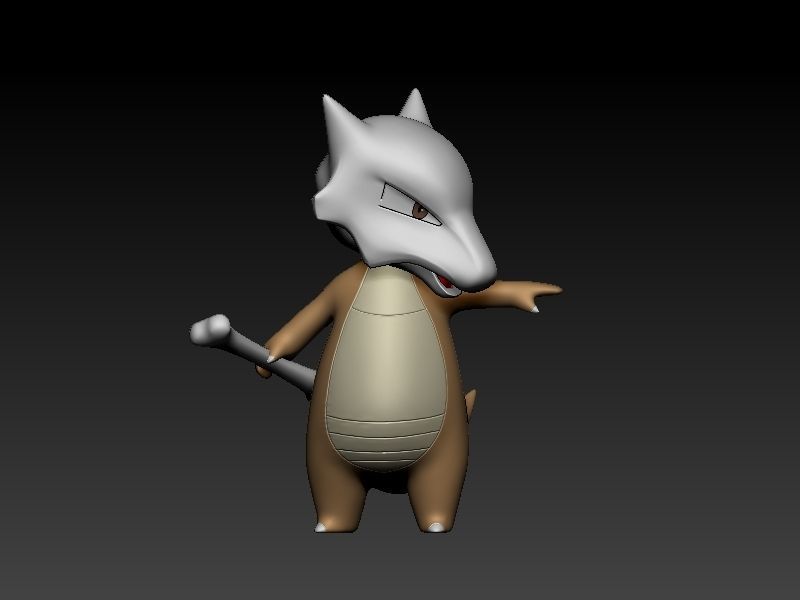 pokemon marowak 3D print model_3