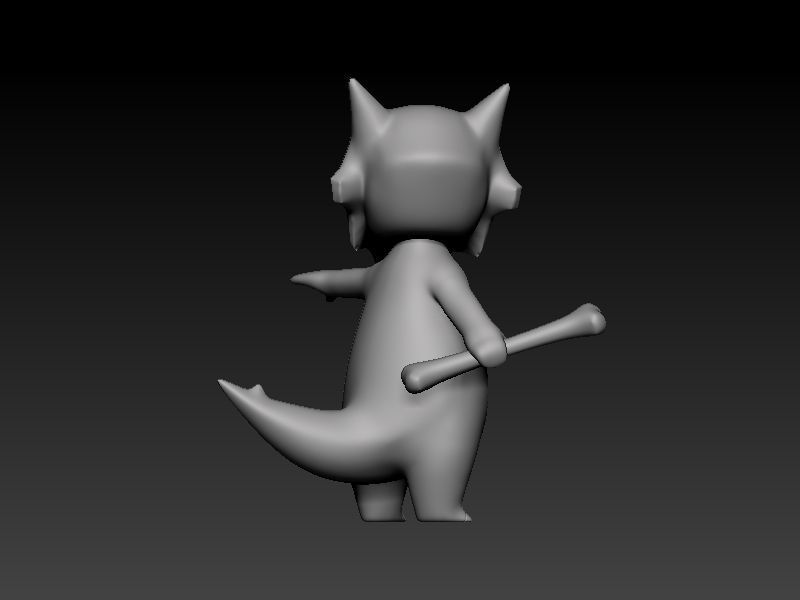 pokemon marowak 3D print model_8