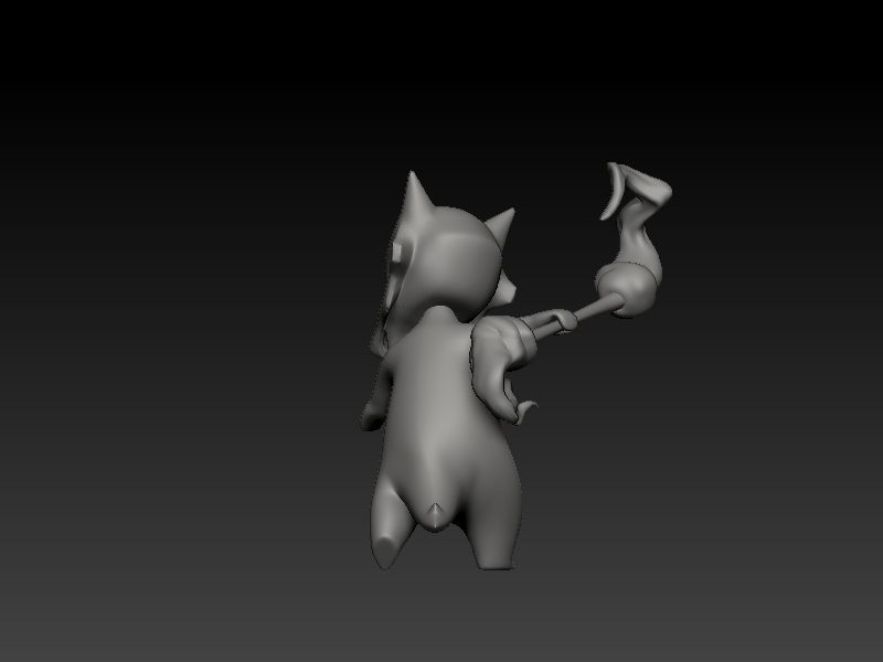 pokemon alola marowak 3D print model_6
