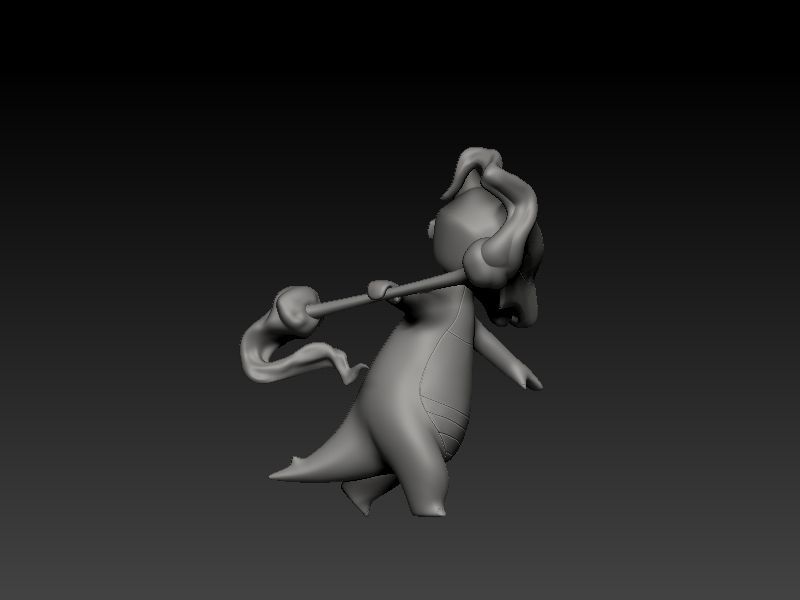 pokemon alola marowak 3D print model_8