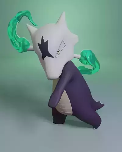 pokemon alola marowak 3D print model