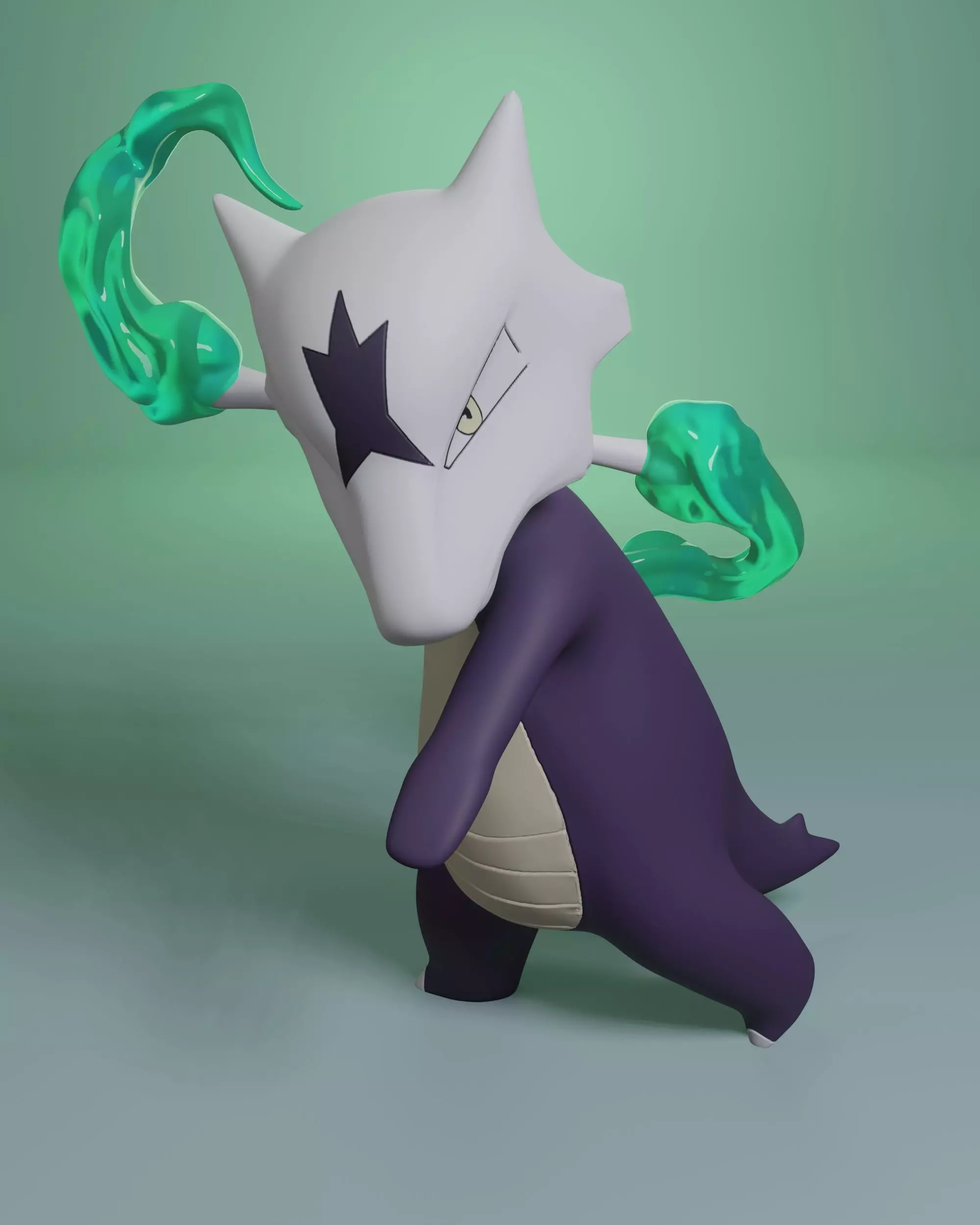 pokemon alola marowak 3D print model_0