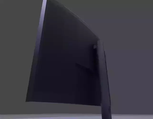 Generic gaming monitor Low-poly 3D model