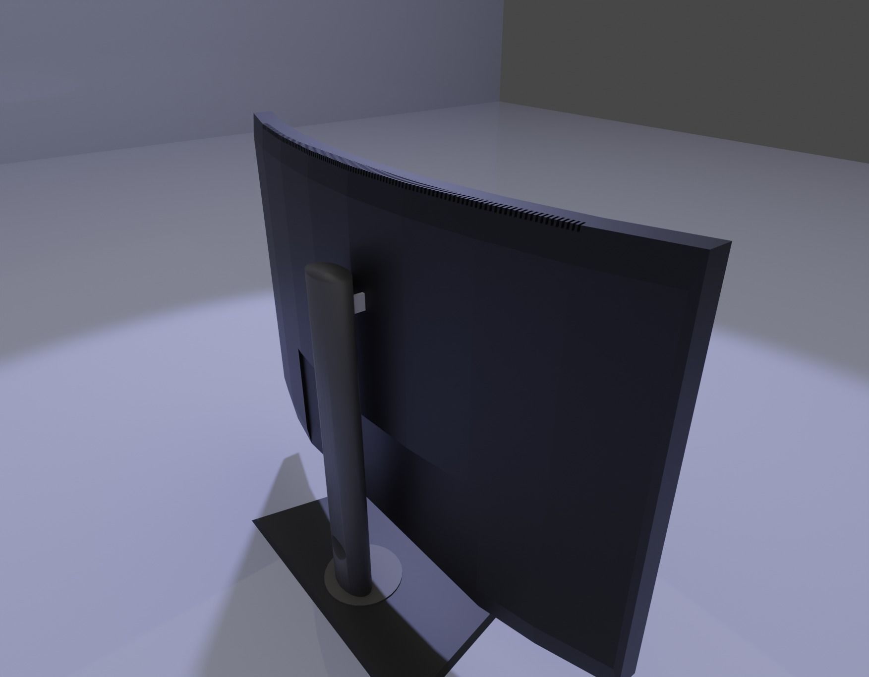Generic gaming monitor Low-poly 3D model_1