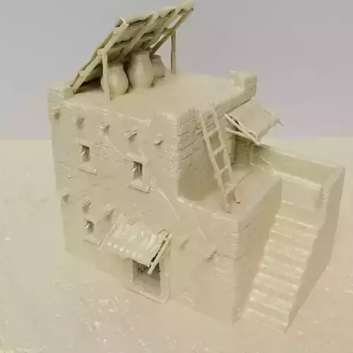 Desert House Tabletop Terrain 28 mm 3D print model