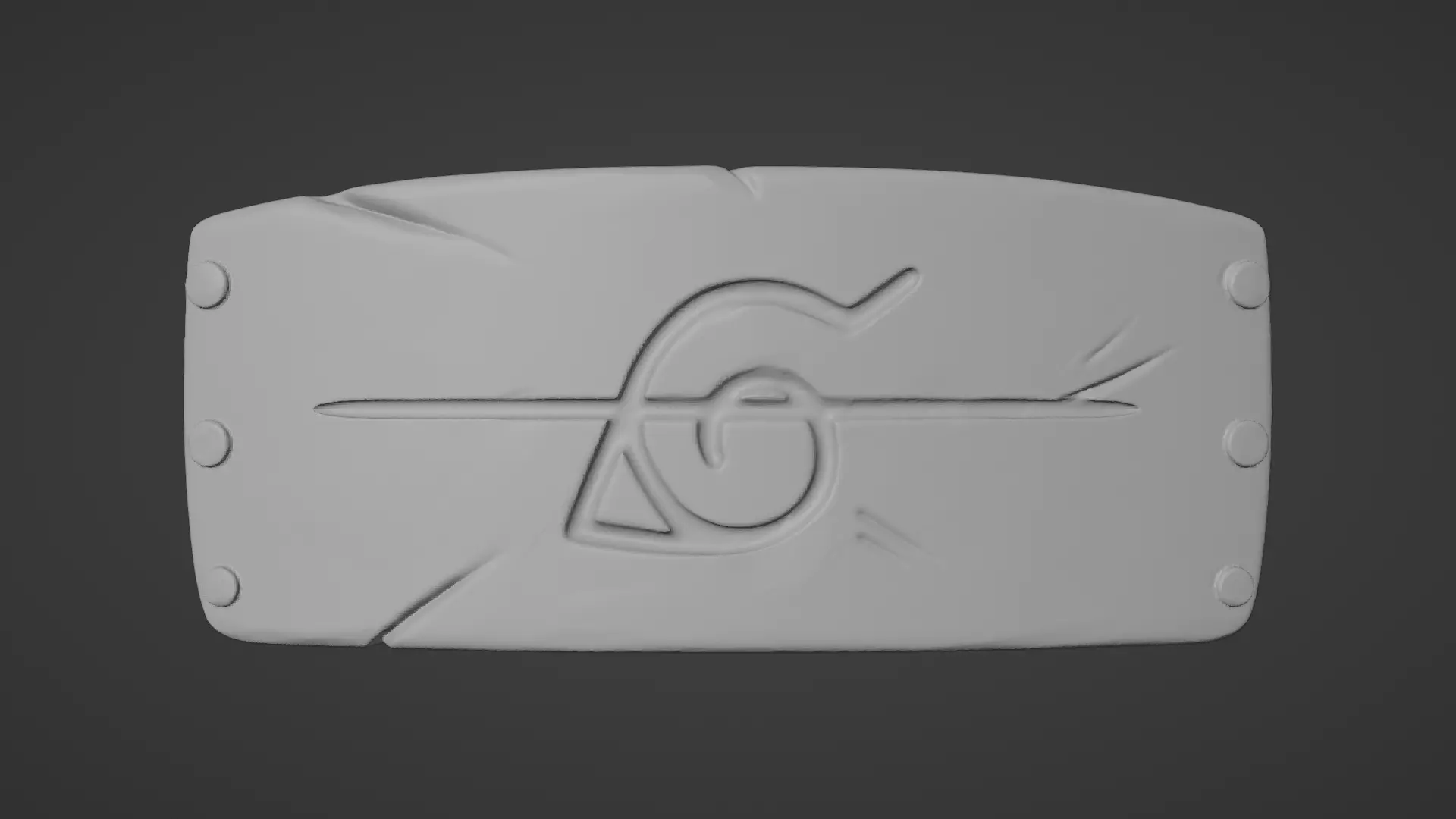 Itachi headband Free 3D print model