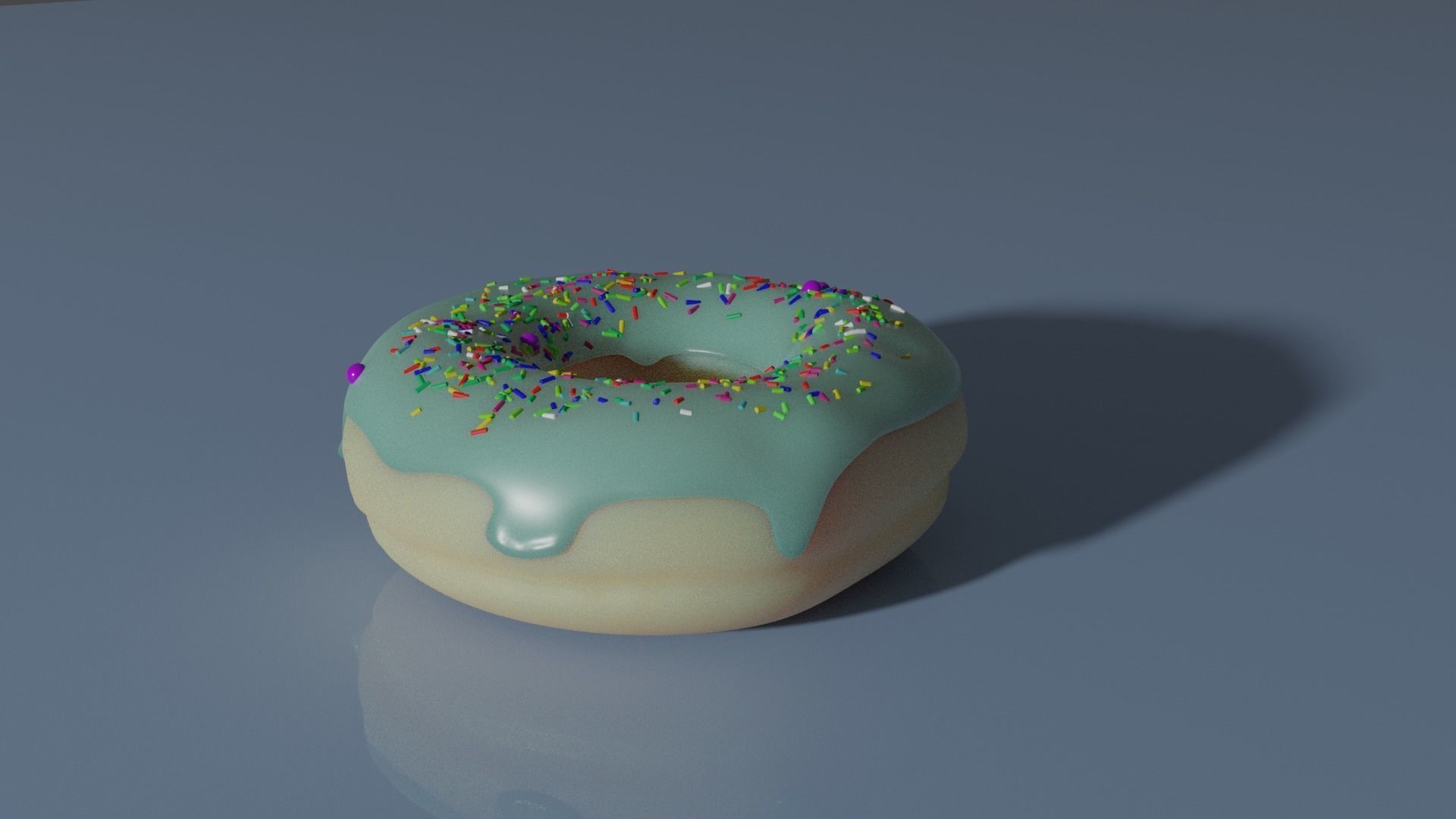 delicious donut 3D model_3