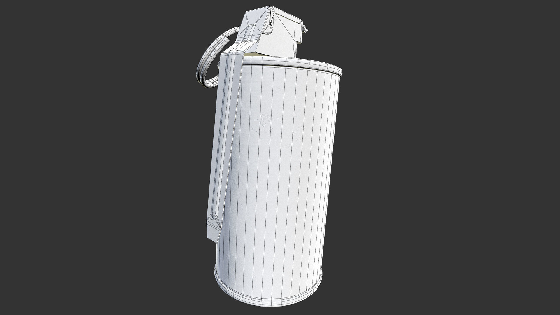 AN-M14 Incendiary Grenade Low-poly 3D model_16