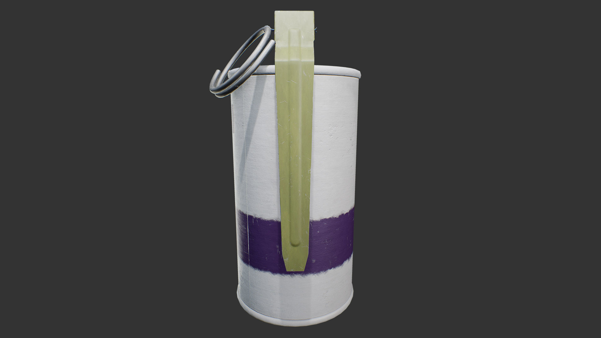 AN-M14 Incendiary Grenade Low-poly 3D model_12