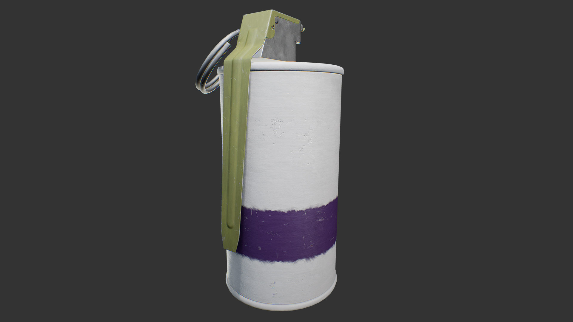 AN-M14 Incendiary Grenade Low-poly 3D model_14
