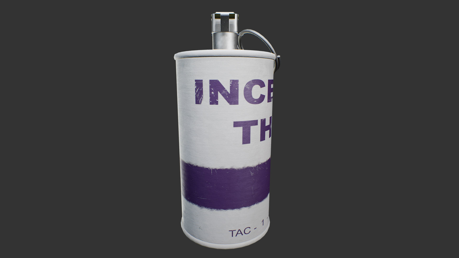 AN-M14 Incendiary Grenade Low-poly 3D model_10