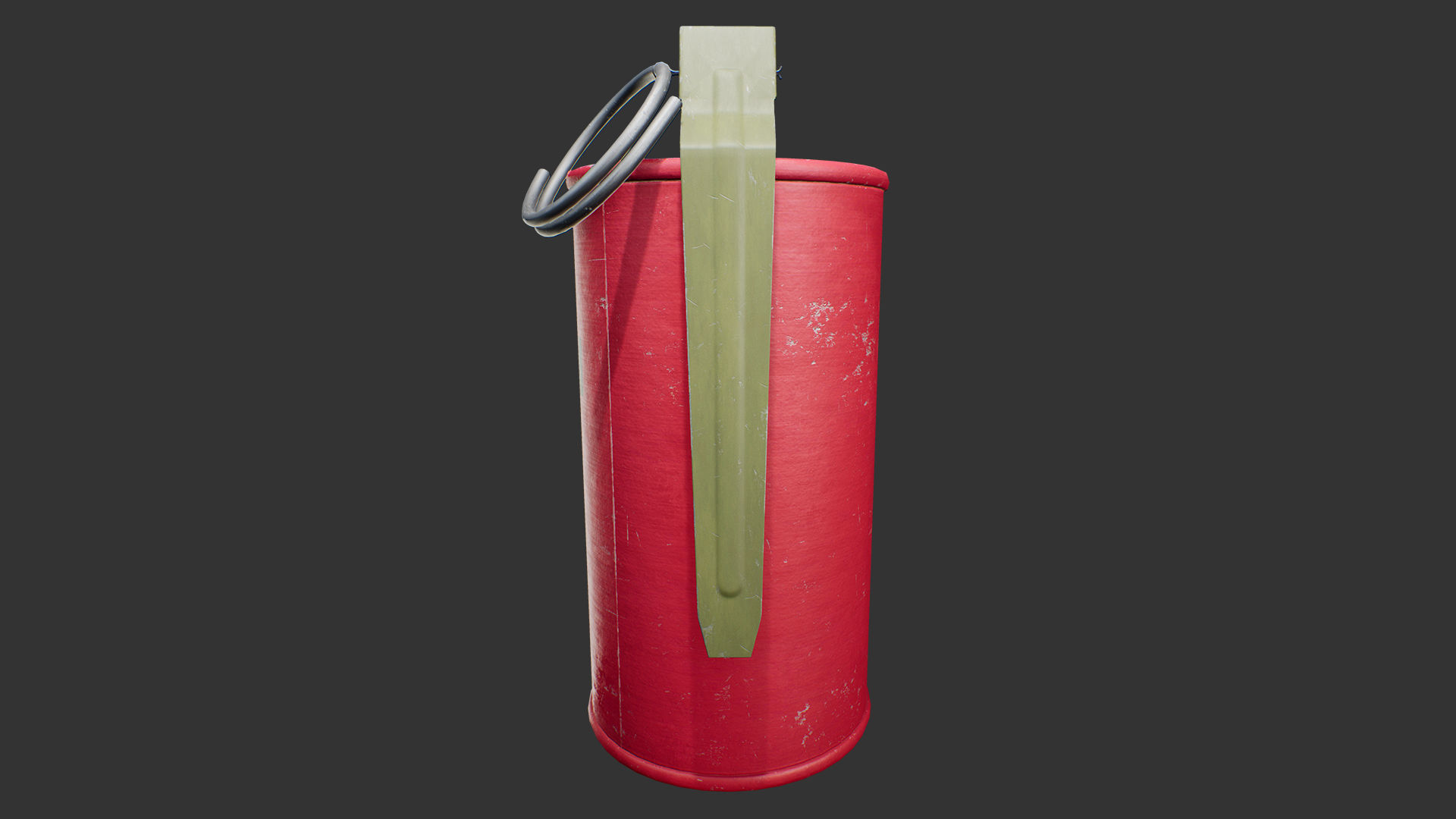AN-M14 Incendiary Grenade Low-poly 3D model_6