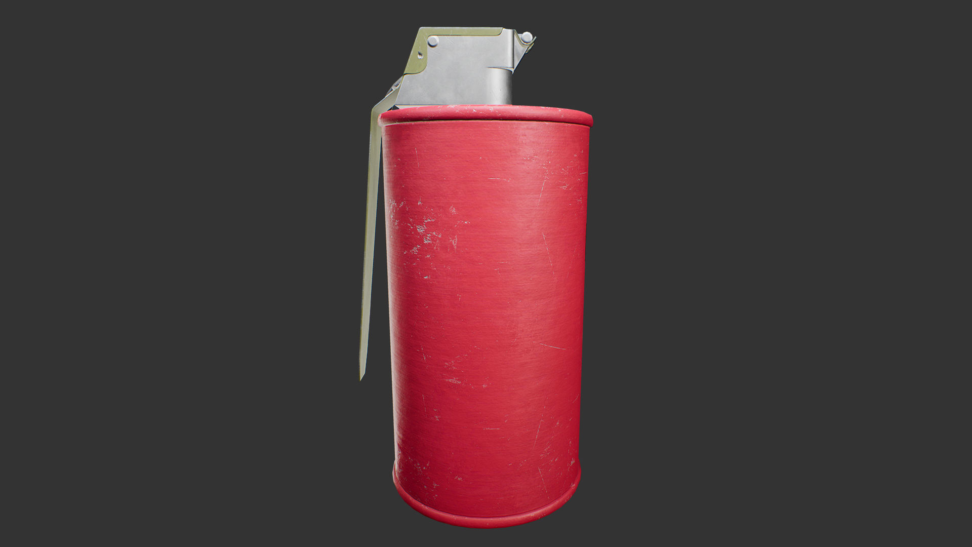 AN-M14 Incendiary Grenade Low-poly 3D model_3