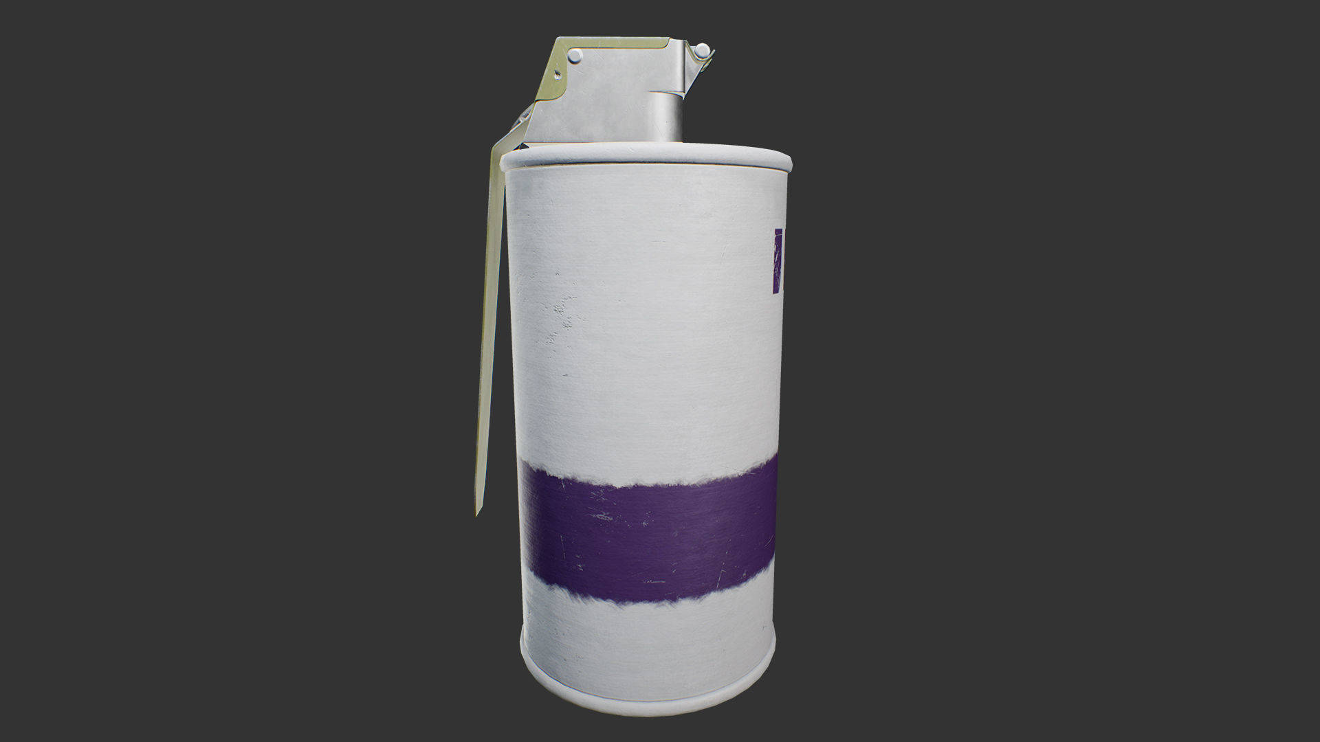 AN-M14 Incendiary Grenade Low-poly 3D model_9