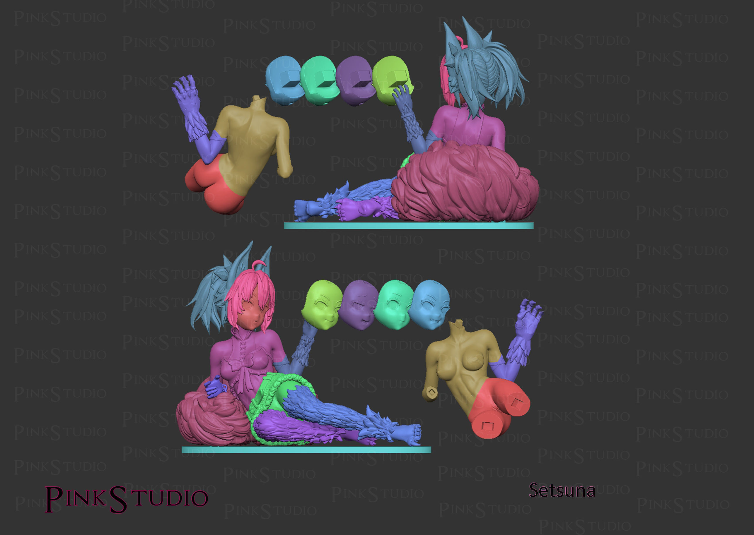 Redo of healer - Setsuna 3D print model_10