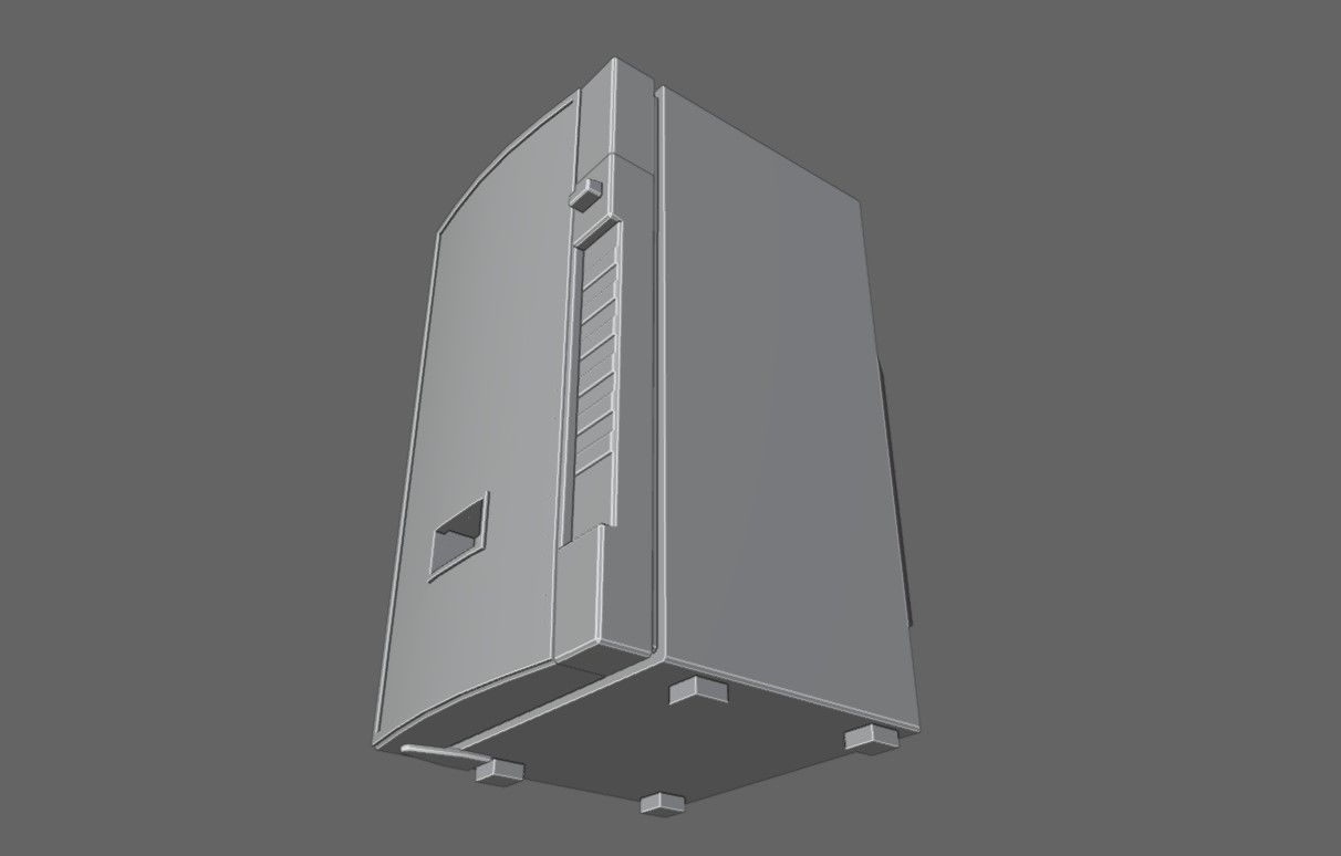Soda Machine - Maquina de Refrigerantes Low-poly 3D model_4