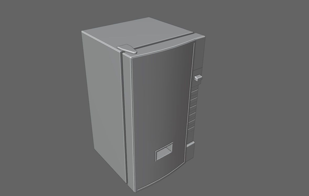 Soda Machine - Maquina de Refrigerantes Low-poly 3D model_19