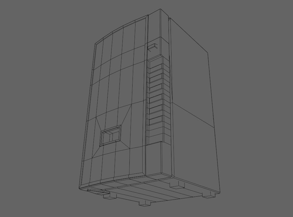 Soda Machine - Maquina de Refrigerantes Low-poly 3D model_5