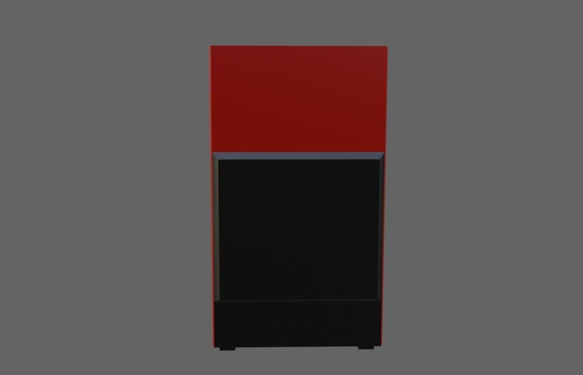 Soda Machine - Maquina de Refrigerantes Low-poly 3D model_10