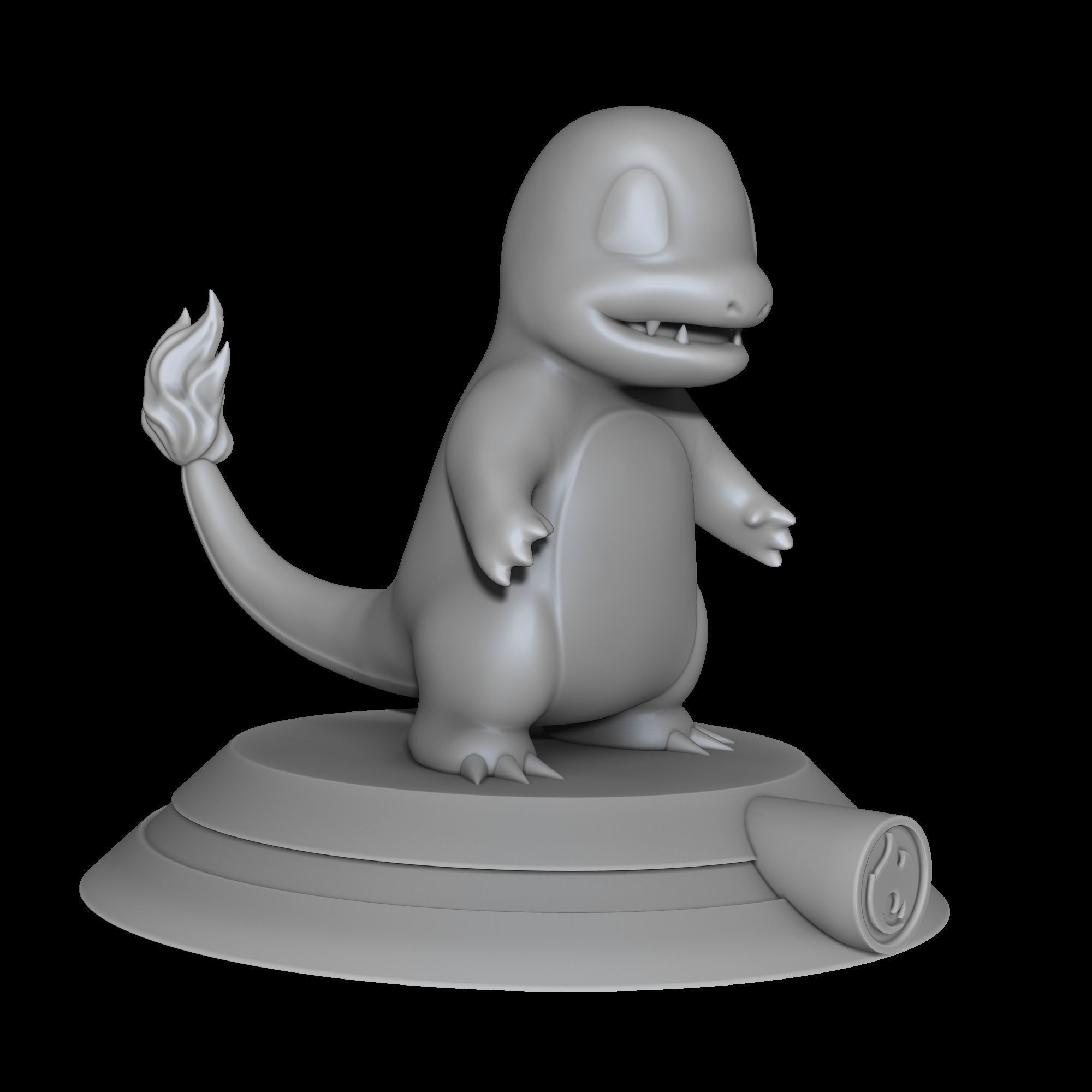 Charmander - Pokemon 3D print model_7
