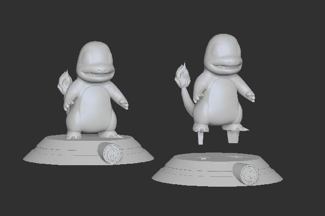 Charmander - Pokemon 3D print model_17