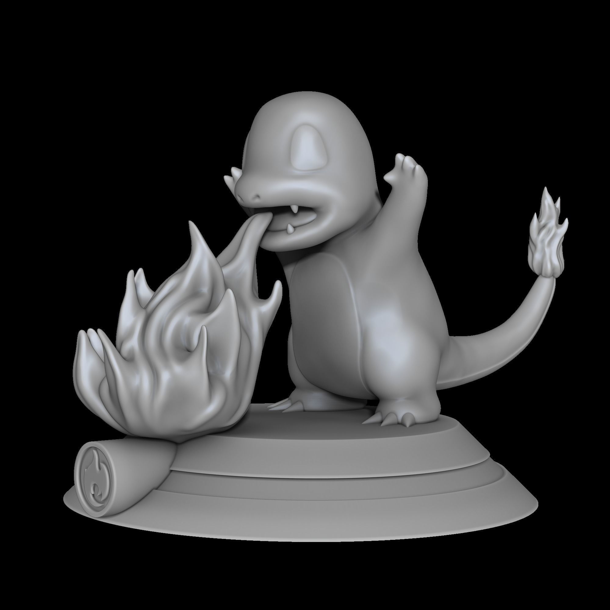 Charmander - Pokemon 3D print model_9