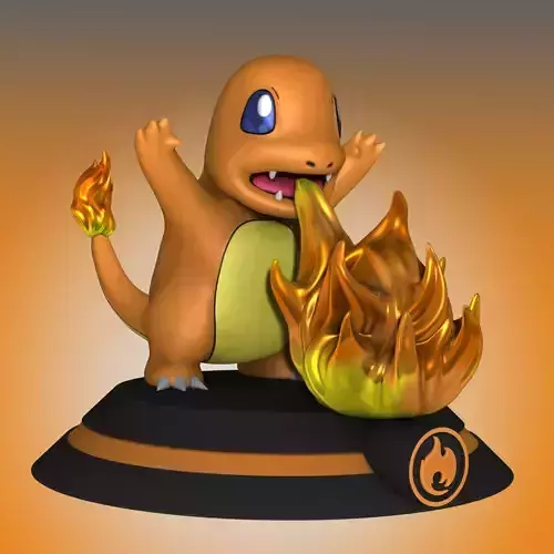 Charmander - Pokemon 3D print model