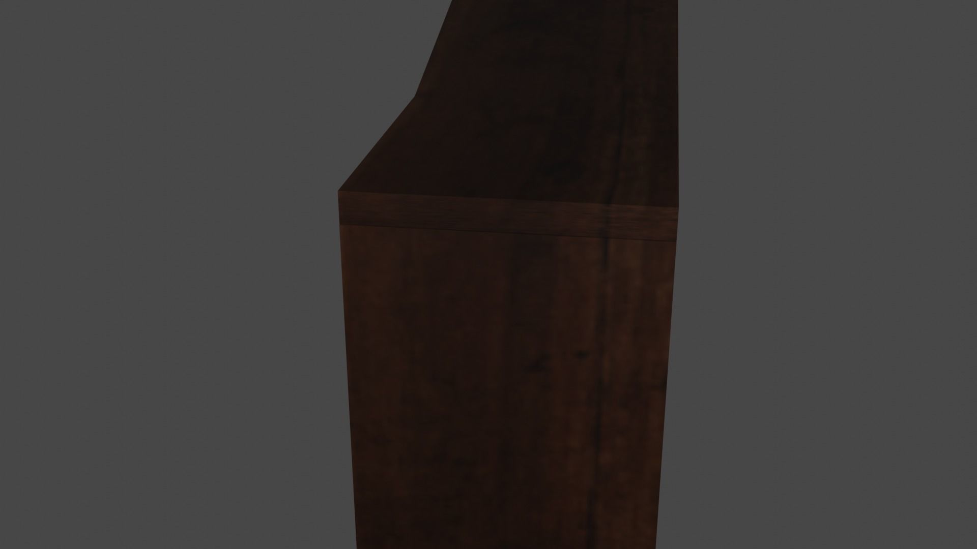 my desk Free low-poly 3D model_1