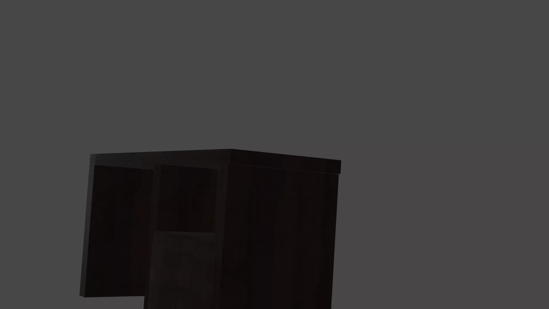 my desk Free low-poly 3D model_0