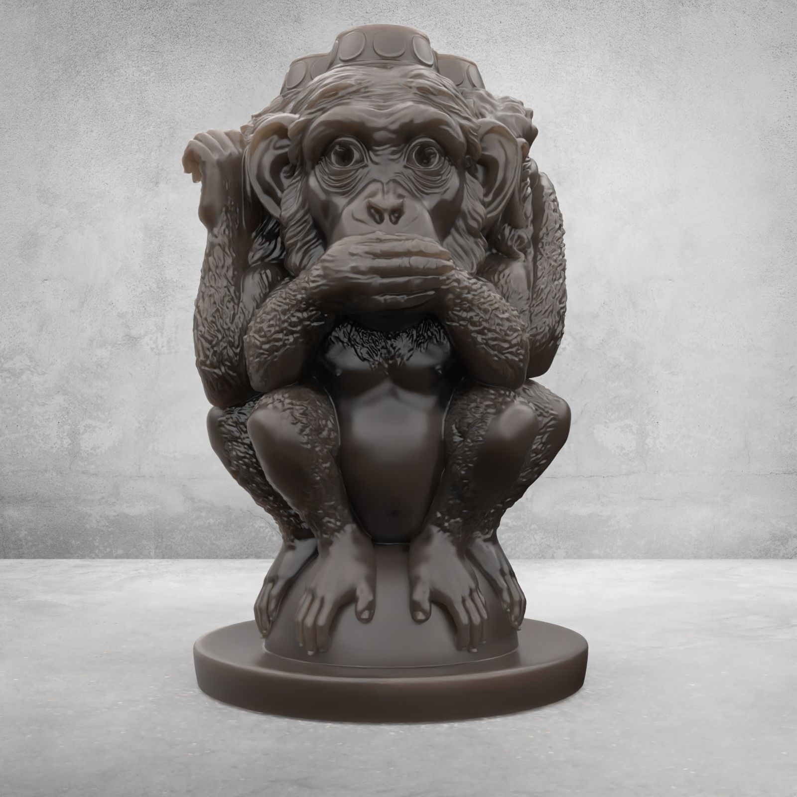 Three Wise Monkeys 3D model 3D print model_18