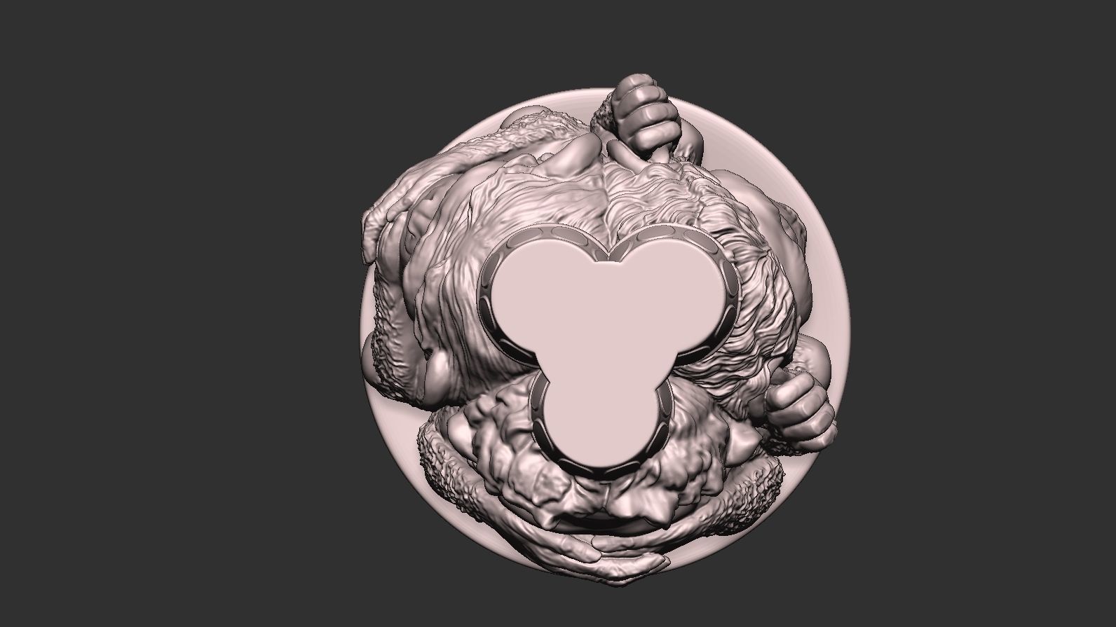 Three Wise Monkeys 3D model 3D print model_42