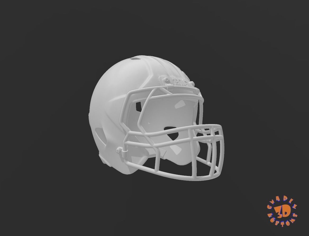 Ohio State Buckeyes Collage Team Football Helmet 3D print model_6