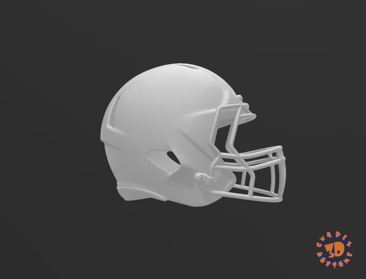 Ohio State Buckeyes Collage Team Football Helmet 3D print model_5
