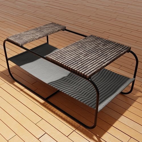 Coffee Table  Low-poly 3D model