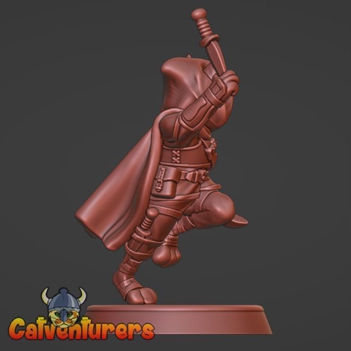 Rogue Cat 3D print model_4