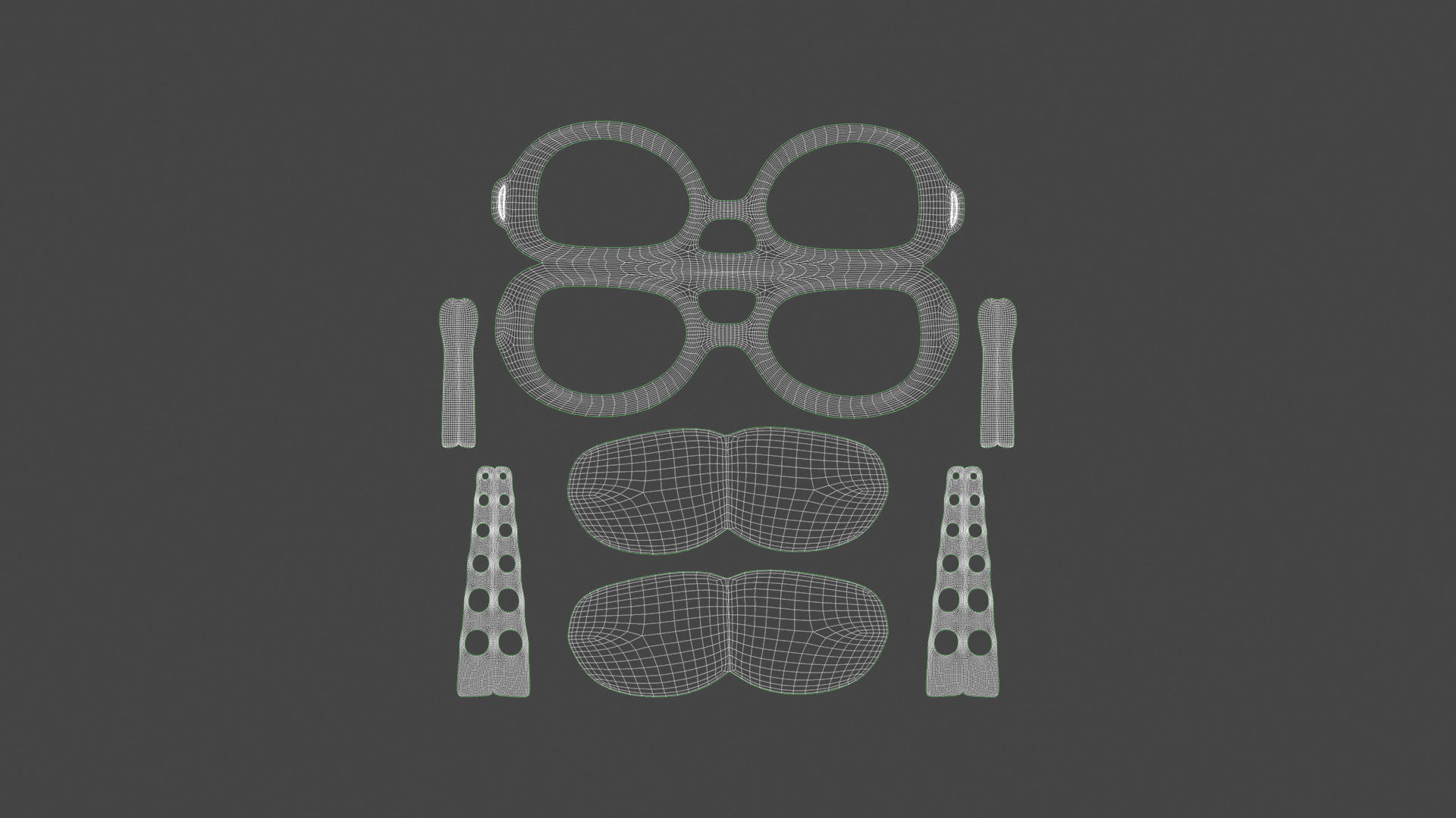 GLSS-008 Sunglasses 3D model_8