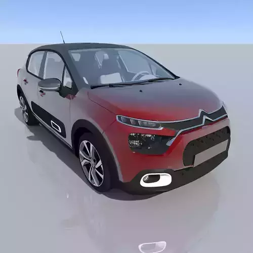 Citroen C3 2020 Free 3D model