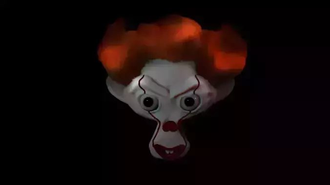 Blender Suzanne Pennywise Clown 3D model