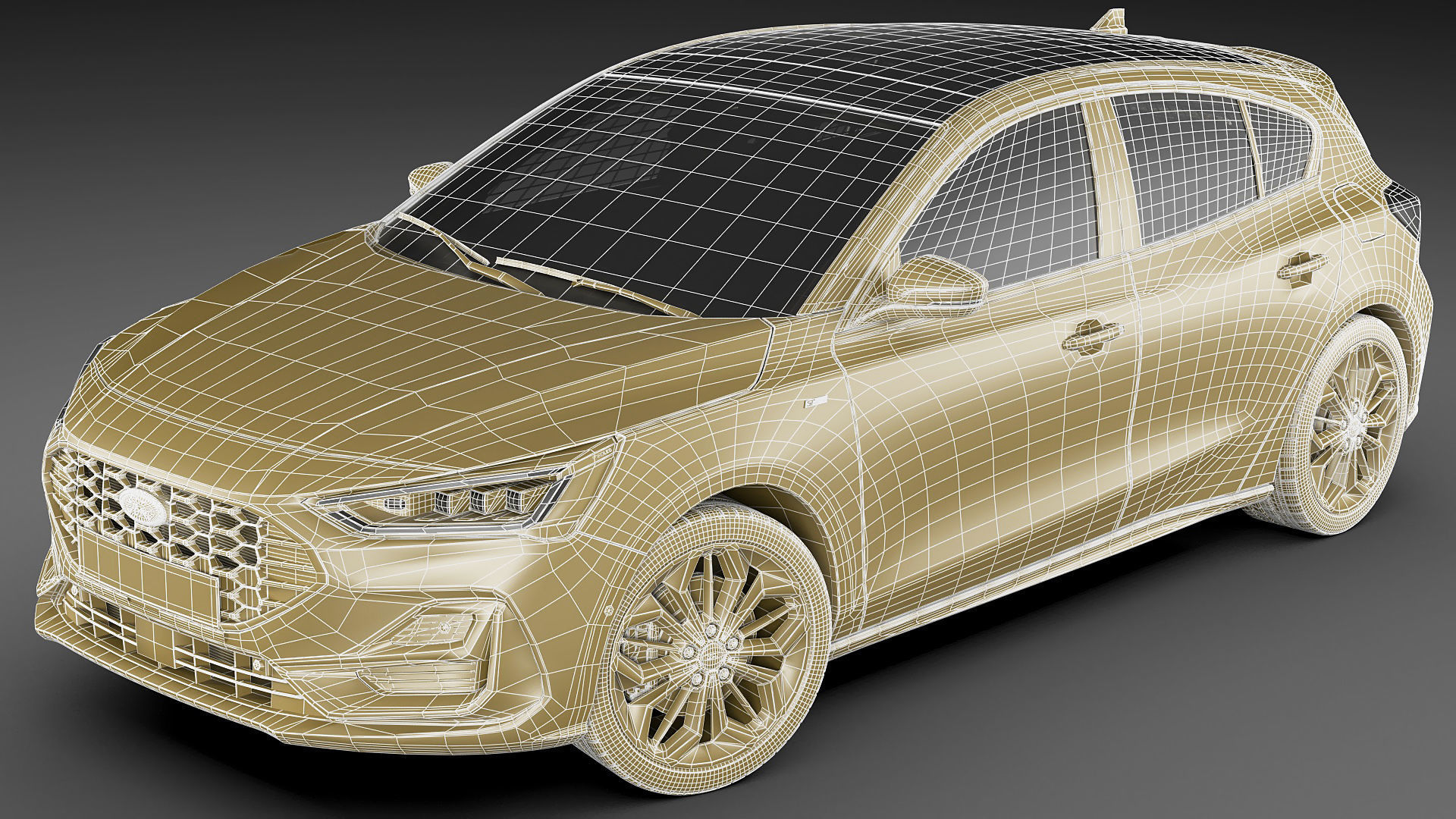 Focus Hatchback 2022 3D model_26