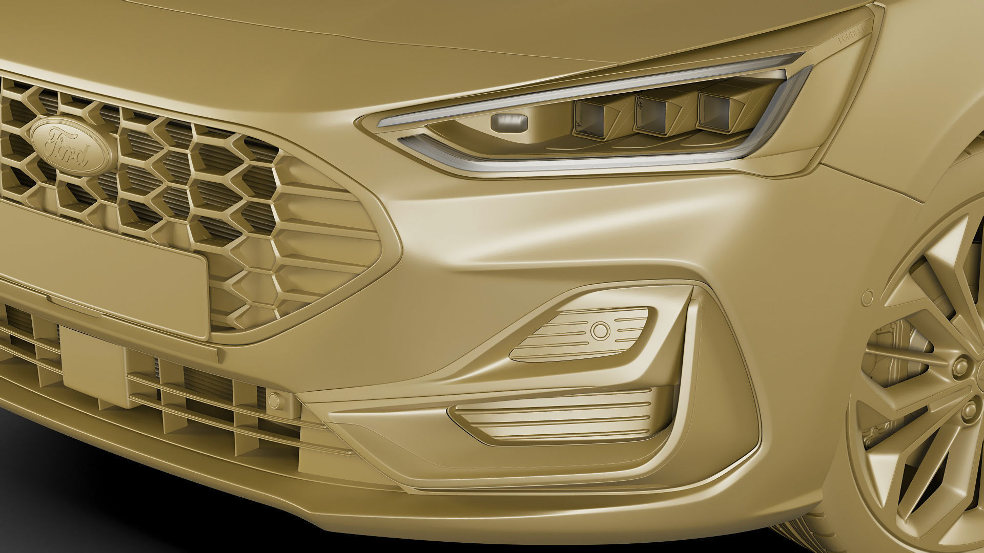 Focus Hatchback 2022 3D model_23