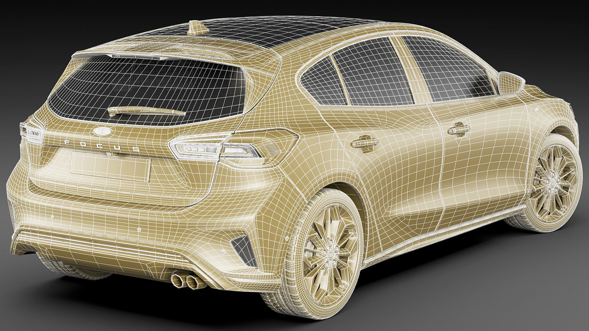 Focus Hatchback 2022 3D model_27